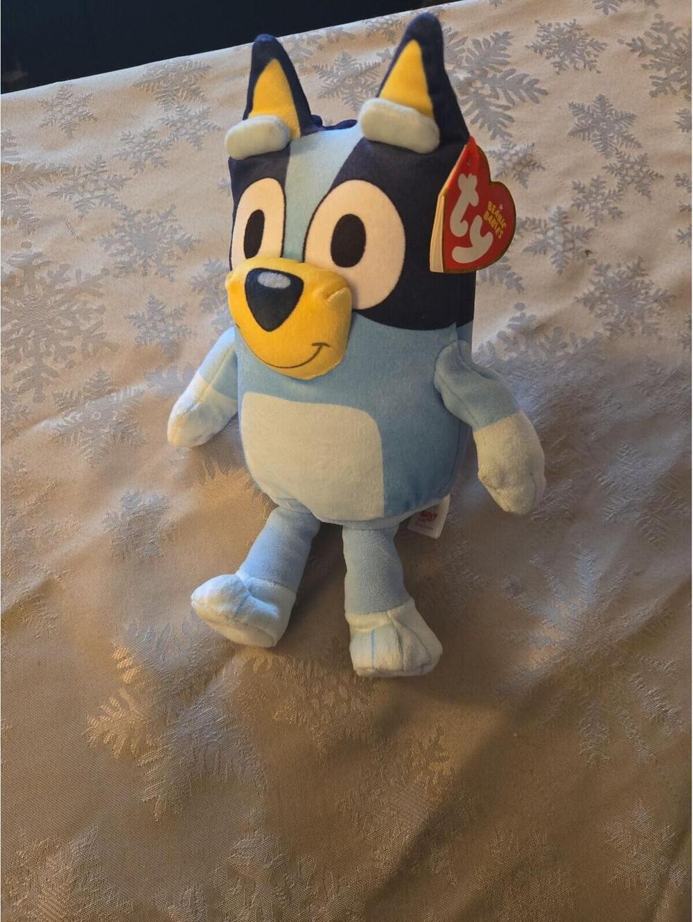 Ty Beanie Babies Bluey Plush Toy with Original Heart Tag